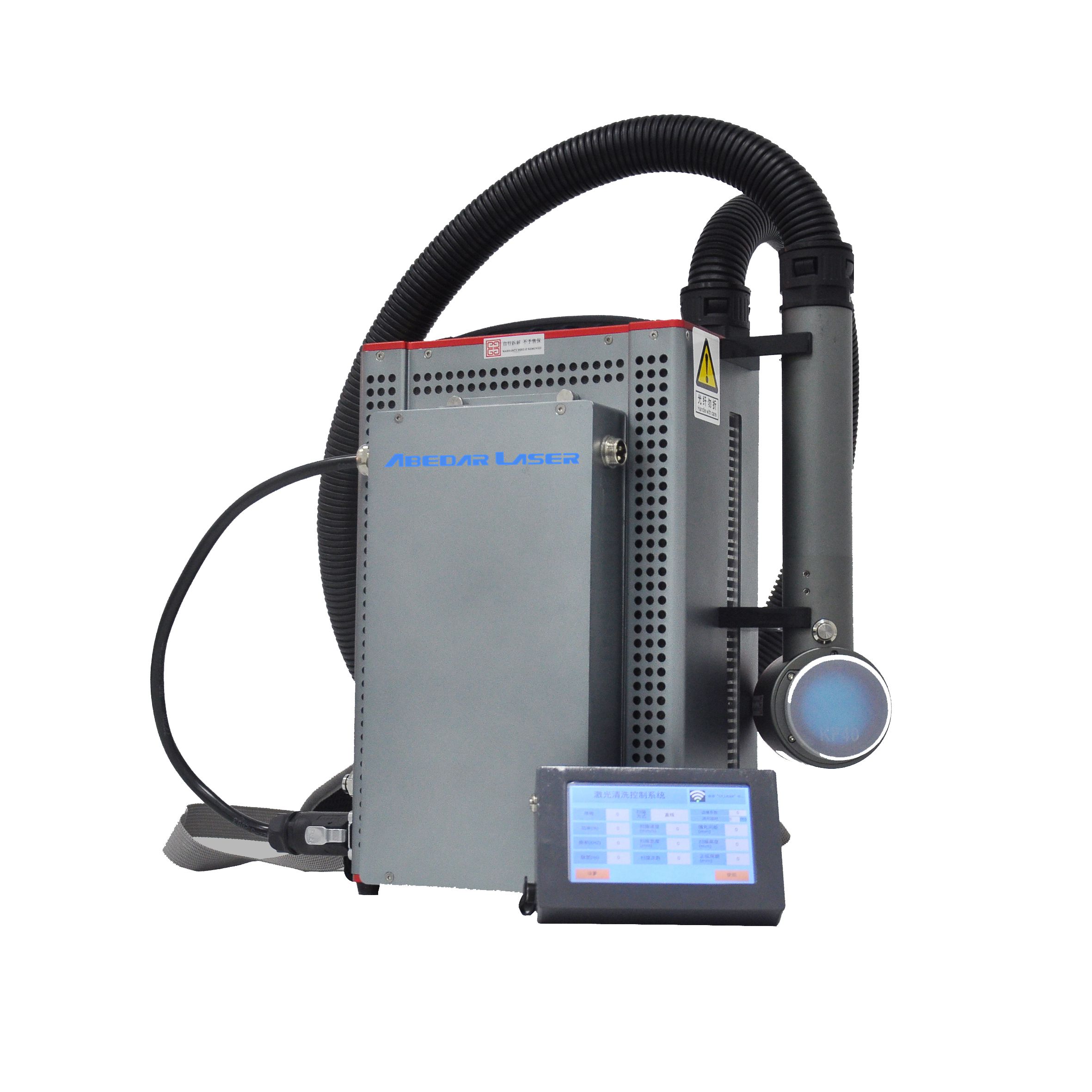 Mini limpiador de eliminación de óxido con láser de fibra para mochila de 100 W
