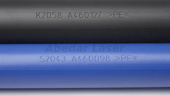 Sistema de máquina de marcado láser de fibra de tubería de PVC HDPE PE